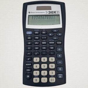 Texas Instruments TI-30XIIS Calculator, Black with Blue Accents No Cover
